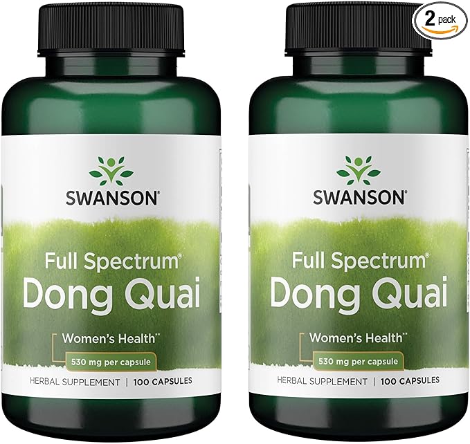 Swanson Dong Quai 530 Milligrams 100 Capsules (2 Pack)
