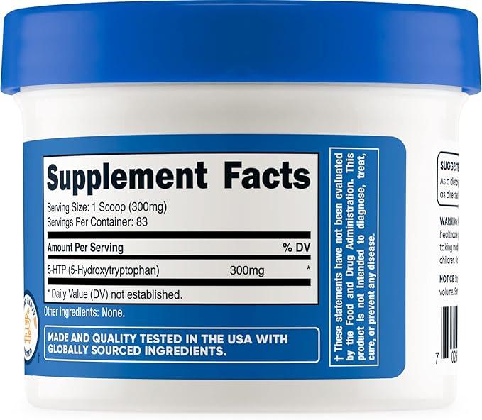 Nutricost 5-HTP Powder 25 Grams (3 Pack) (300mg Per Serving)