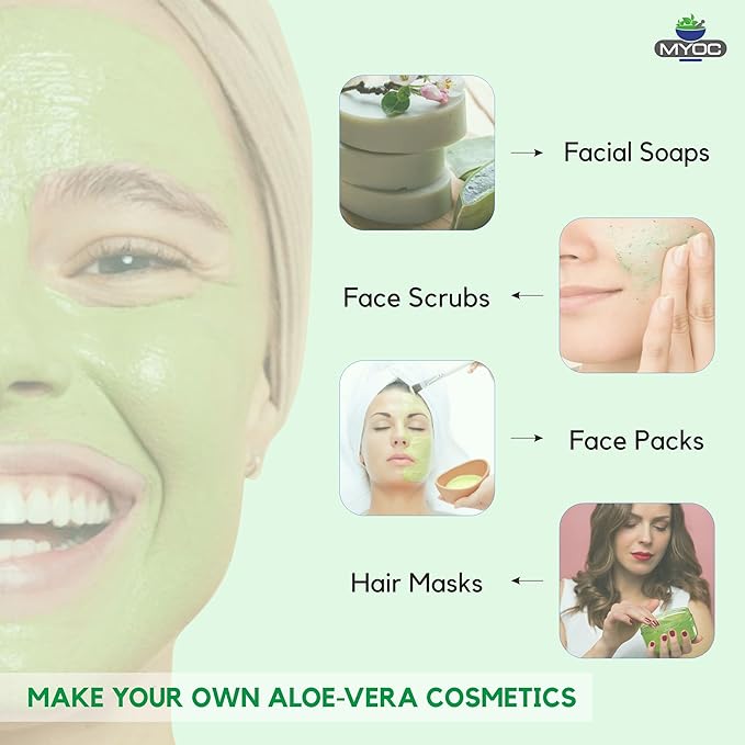 Aloe Vera Powder Organic Use for Skin & Hair Care - 230 grams(8.01 Oz)