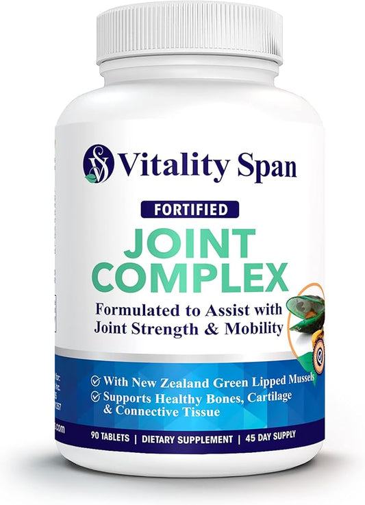 Glucosamine Chondroitin Advanced Joint Support Tripple Strength Joint Supplement for Men and Women, Made in USA, 90 Vegetable Tablets