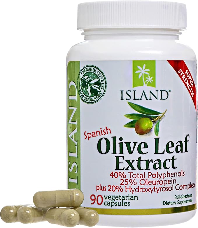 Olive Leaf Extract Capsules – 25% Oleuropein (40% Total Polyphenols), Plus 20% Hydroxytyrosol Complex – 100% Grown & Extracted in Spain (90 Capsules)