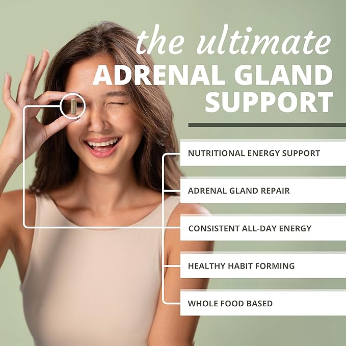 Optimal Health Systems Opti-Adrenal | Adrenal Restore Supplement | Adrenal Powder, Glandulars, Rhodiola Root & 10+ Key Nutrients | 90 Capsules...