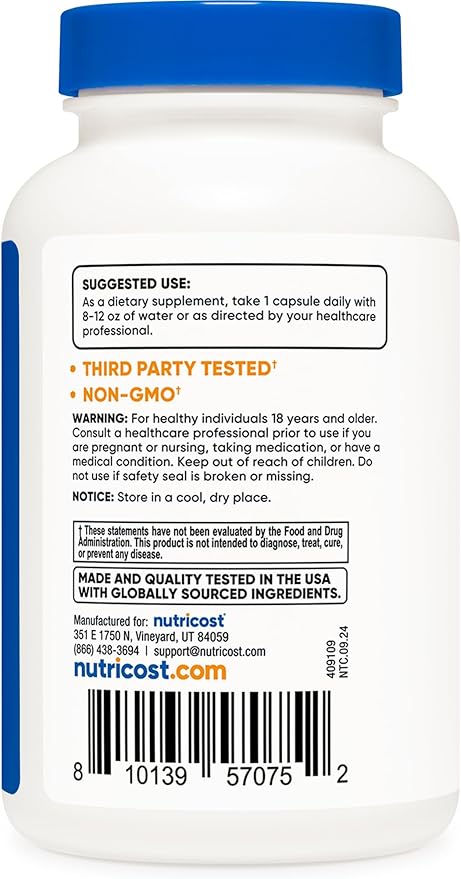 Nutricost Digestive Enzymes 620mg, 120 Capsules - Complete Digestive Enzyme Supplement
