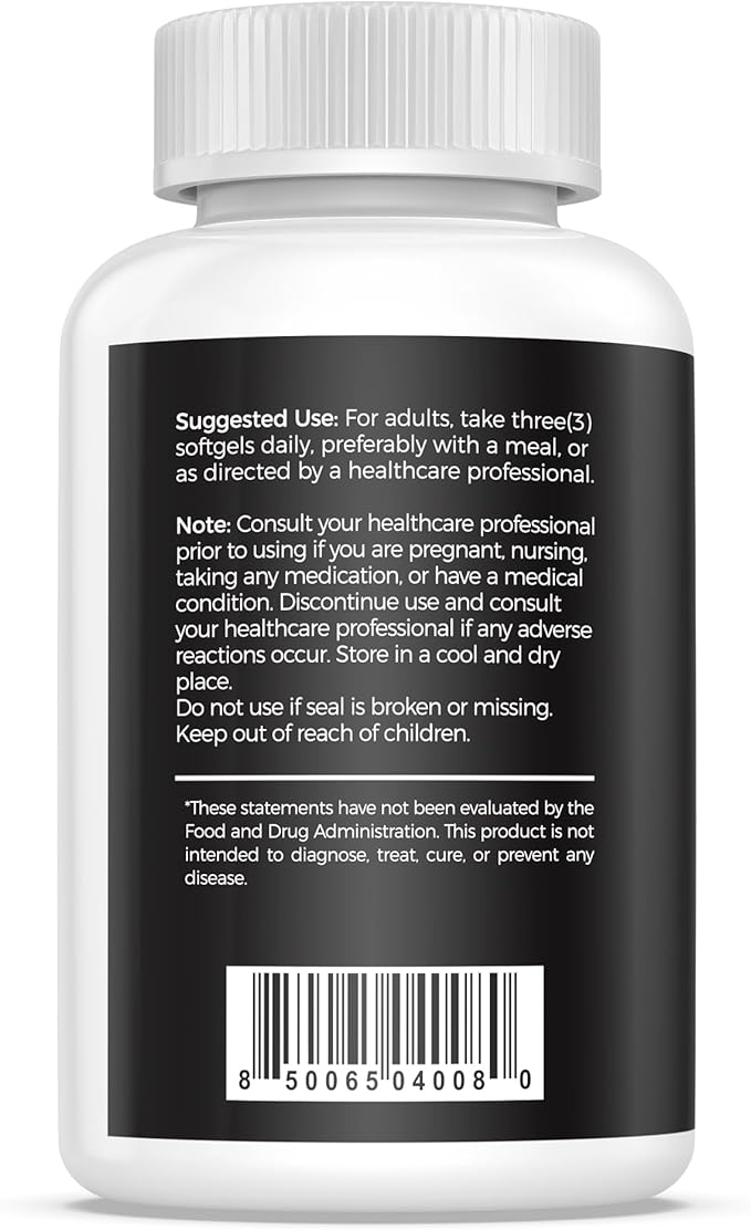 VANI Omega 3 Fish Oil - Pharmaceutical Grade - 2520mg with EPA & DHA, Made in USA with Premium Germany Fish Oil KD-PÜR® - 120 Softgels