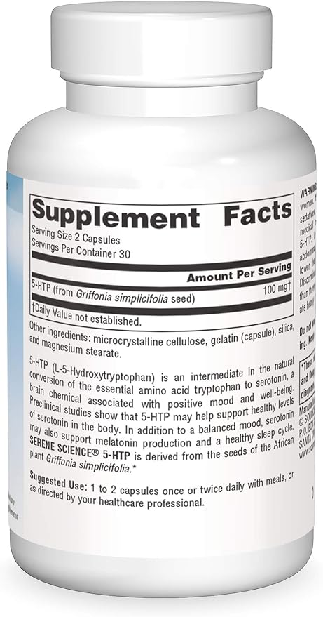 Source Naturals Serene Science 5-HTP 50 mg - 60 Capsules