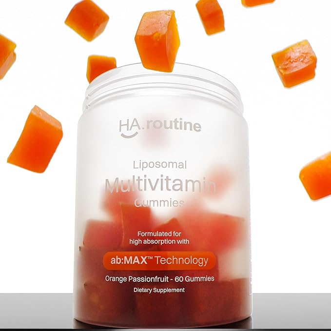 Liposomal Multivitamin Gummies, 520 mg Liposomal Multi Complex for Men and Women, Immune Support, Antioxidant Defense - 60 Gummies, 30 Servings, Orange Passion Fruit Flavor