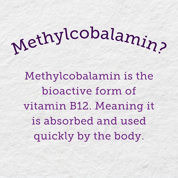 Webber Naturals Vitamin B12 250 mcg Methylcobalamin, 200 Sublingual Tablets