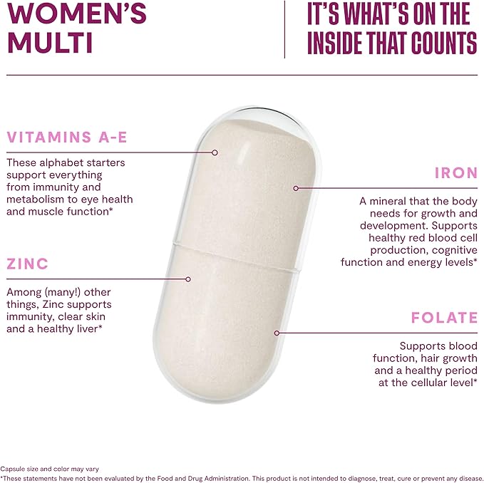 HABIT Beauty-Full Bundle - Women's Multi + Collagen + Hair Skin & Nails Supplements. Supports General Health & Wellness, Skin Hydration & Vitality, Hair & Nail Strength, Non GMO
