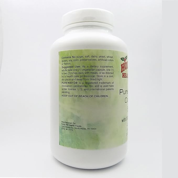 PureWay-C 500 MG with 100 MG Bioflavonoids, Buffered, 240 Vegetarian Capsules (8 Month supply)