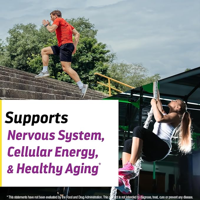 Vitamin B12 1000 Mcg, B12 Vitamins 1000 Mcg Help to Increase Metabolism, Energy Production and Nervous System Support, 90 Chewable Tablets - 1 Tablet Per Serving, Non-GMO & Gluten Free