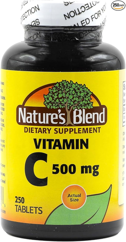 Nature's Blend Vitamin C 500 mg 250 Tablets