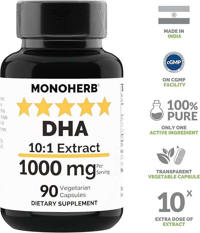 DHA Extract 1000 mg - 90 Vegetarian Capsules