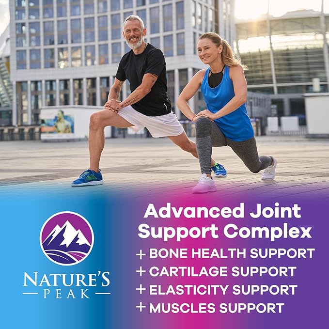 Glucosamine Chondroitin MSM Complex – Joint Supplement with Turmeric, Boswellia & Quercetin – Advanced Formula for Knee, Back, Hand & Hip Discomfort – Mobility & Flexibility Support – 120 Capsules
