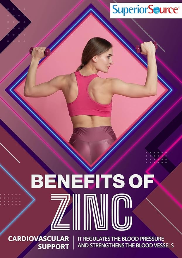 Superior Source Advanced Zinc 25 mg - Includes Vitamin D3 5,000 IU - Premium Immune Support Supplement for Men & Women - Non-GMO & Gluten-Free - 60 MicroLingual Dissolvable Tablets