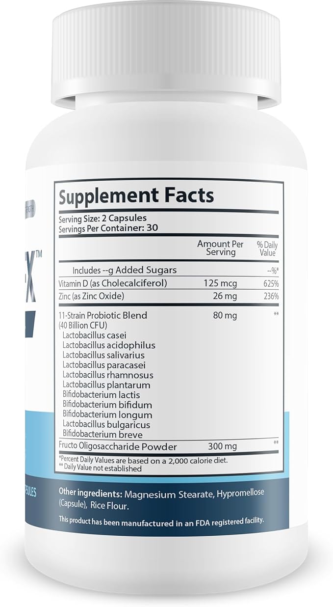 Probiotic ErektFx - Male Probiotics - Lift Your Gut Health to Support Your Overall Mind & Body - Over 40 Billion CFU’s of Probiotics Formulated for Men - Support Improved Overall Health