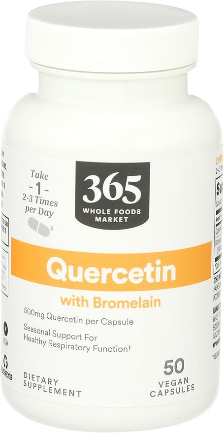 365 by Whole Foods Market Quercetin with Bromelain, 50 CT