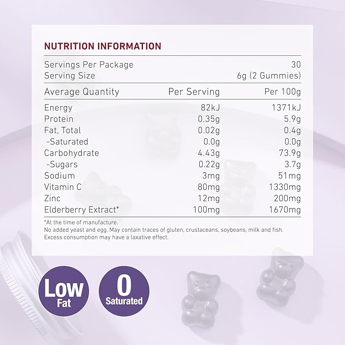 Unichi Women’s Multi-Nutrient Gummy and Elderberry Immune Gummy