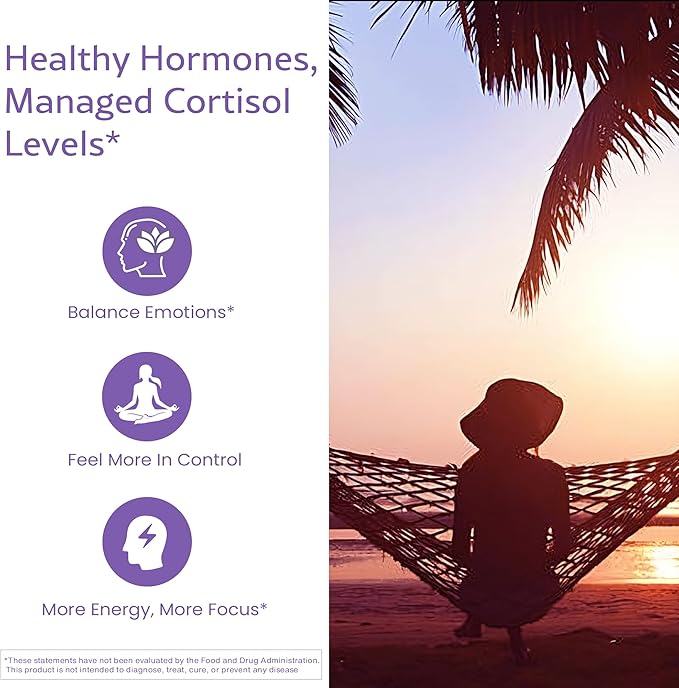 WellPath Soothe Hormone Balance for Women + Cortisol Supplements for Women | Thyroid Support, Mood Support, & Metabolism Booster | Adrenal Support | Rhodiola, Selenium, Iodine | Adaptogens, 60 ct
