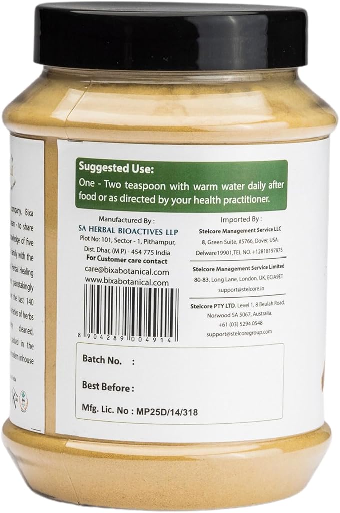 bixa BOTANICAL Ayurvedic Natural Herbal Supplement Cissus Powder (Cissus Quadrangularis/Hadjod) | Supports Bone & Cartilage Health | Natural Herbal Supplement (16 Ounce (Pack of 1))