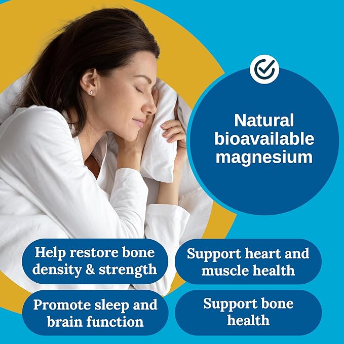 Xtendlife Marine Magnesium with Potassium - Natural Extra Strength Supplement with Over 70 Minerals - for Sleep, Muscle, Heart, and General Health - 60 Day Supply (2 Packs)