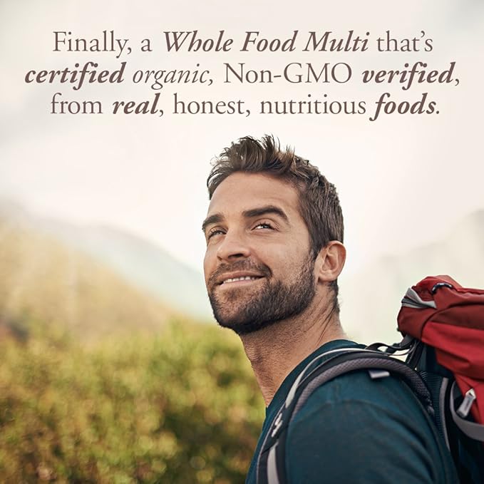 Garden of Life Organics Vitamins for Women 40+ - 60 Tablets & Organics Multivitamin for Men - Men's Once Daily Whole Food Vitamin Supplement Tablets, Vegan, 30 Count
