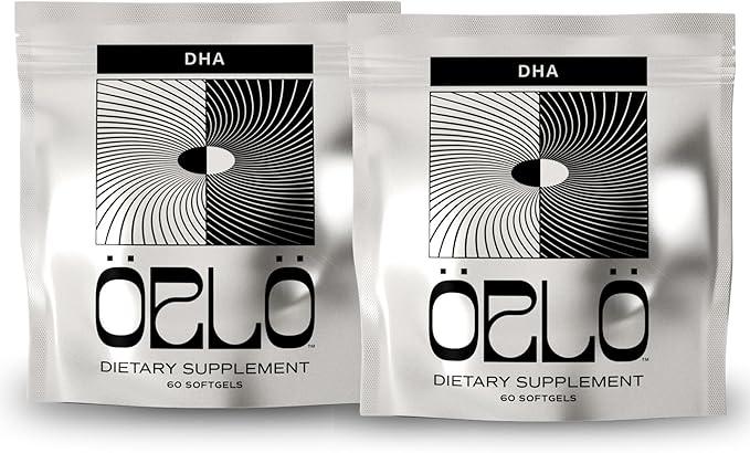 Orlo DHA - Vegan DHA Omega 3 Supplement - Triple Strength Omega3s - Plant Based DHA & EPA Fatty Acids Algae Omega-3 Oil - Krill or Fish Oil Alternative (120 Mini Softgels)