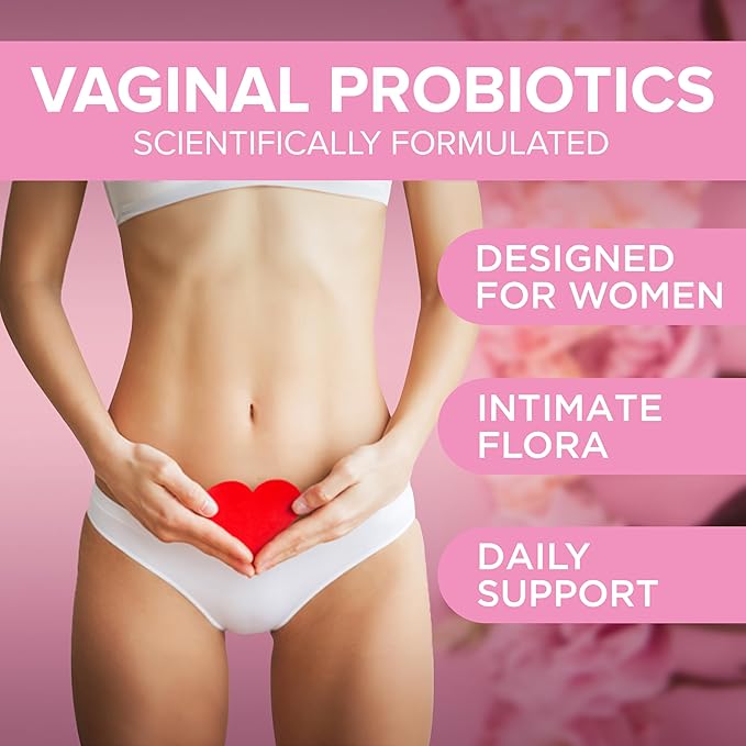Vaginal Probiotics Supplement 240 Tablets 3 Billion CFU Made in The USA (240, Vaginal Probiotics)