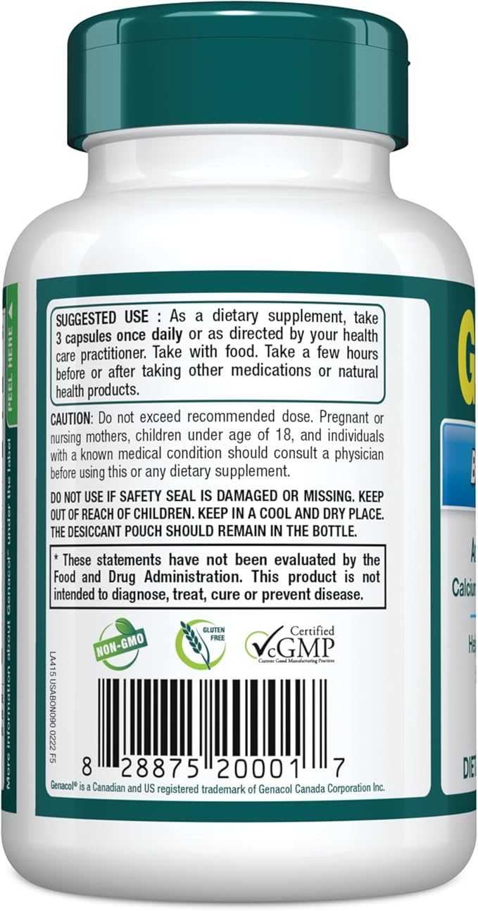Genacol Collagen and Calcium, Boron, Magnesium & Vitamin D3 for Bone Health Joint Support Supplement Bone & Joint 90 Capsules