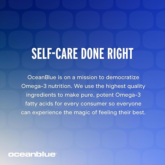 Oceanblue Professional Omega-3 2100 with CoQ10 – 90 ct – 2 Pack – Triple Strength Fish Oil Supplement with High-Potency EPA and DHA, and CoQ10 – Orange Flavor (60 Servings)