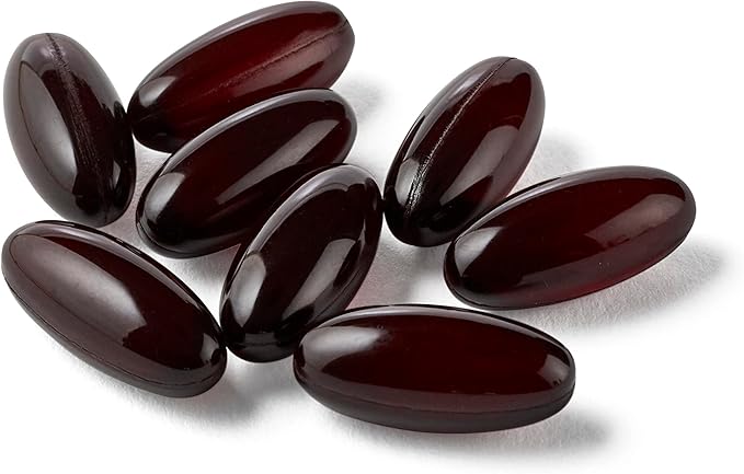 Megared Omega-3 Fish & Krill Oil Supplement 900mg - MegaRed Advanced 4in1, 60 softgels, 2x More Omega-3, Heart, Joint, Brain and Eye Supplement, Red, 60 Count