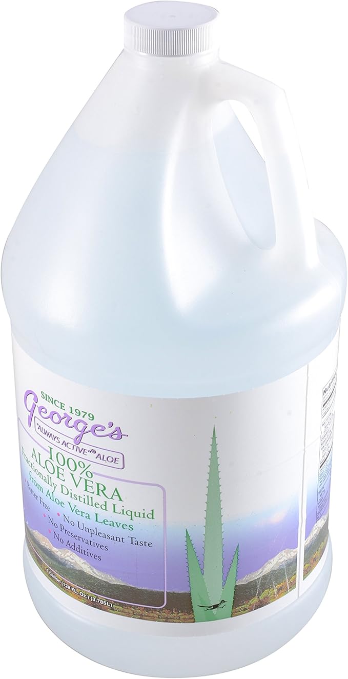 George's Aloe Vera Liquid Supplement, 128 oz