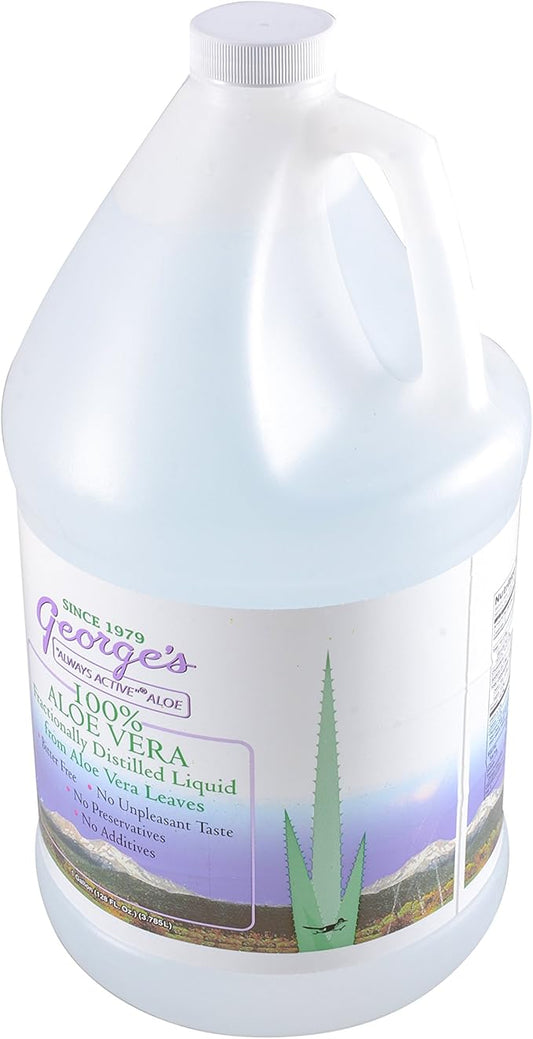 George's Aloe Vera Liquid Supplement, 128 oz