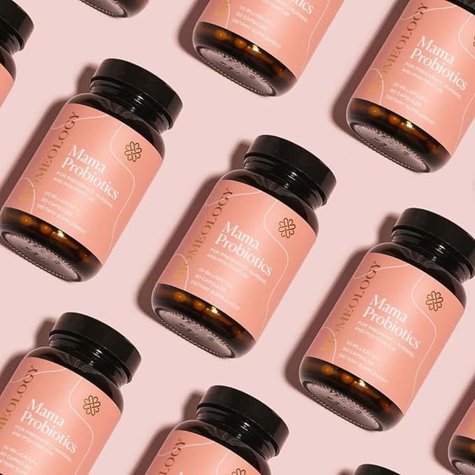 Probiotics for Pregnancy, Postpartum, and Breastfeeding | Supports Digestive and Immune Health for Mom and Baby | Morning Sickness Relief | Take with Prenatal Vitamins | 30 Capsules