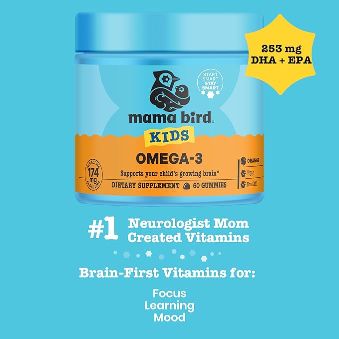Best Nest Wellness Mama Bird Kids Omega-3 Gummies