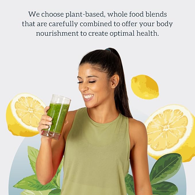 Organifi Green Juice - Organic Superfood Powder - 180-Day Supply - Organic Vegan Greens - Helps Decrease Cortisol - Provides Better Response to Stress - Supports Weight Control - Total Body Wellness