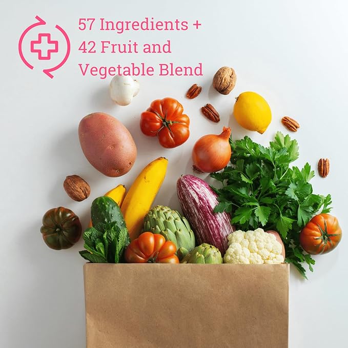 Daily 7 Essentials Women's Vitamin Pack -7 Pack Complete Women's Multivitamin Packet with Energy, Metabolism, Immune System, Women's Health Support with Probiotics, More