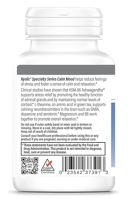 Kyolic Specialty Series Calm Mood, 120 vegicaps