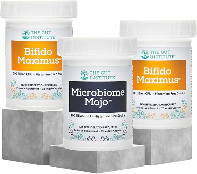 Gut Reset Protocol 1X Microbiome Mojo + 2X Bifido Maximus + Protocol PDF - High Potency Probiotics for Harmonizing Your Gut - Enhance Immunity, Hormonal Balance & Mood