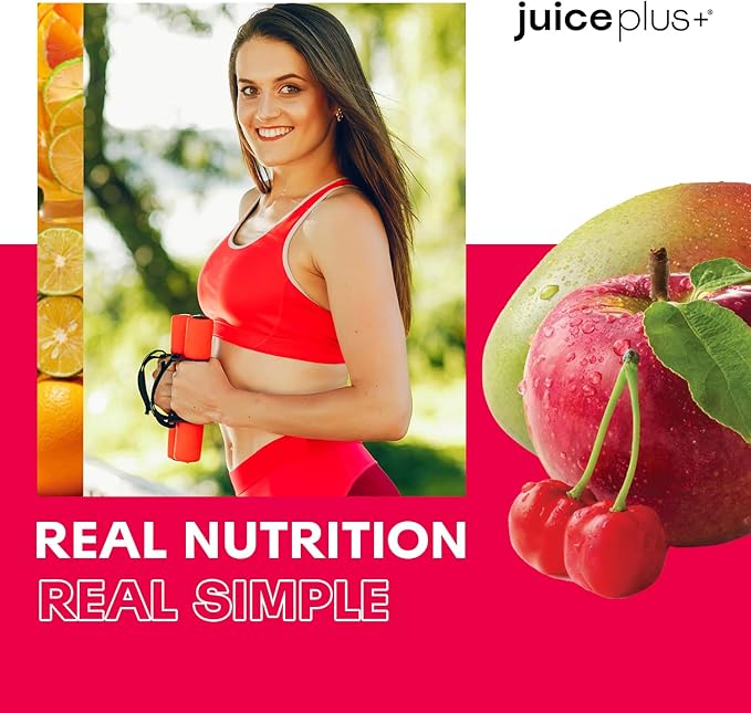 JuicePlus+ Fruit & Vegetable Blend Soft Chews - Tasty Vegan Fruit and Veggie Gummy Vitamins for Adults & Kids - 4 Month Supply (4 Pouches, 30 Chews Each)