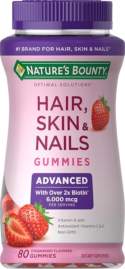 Nature's Bounty Optimal Solutions Advanced, 80 Strawberry Gummies