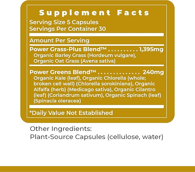 Premier Research Labs Greens Capsules - Super Greens Capsules, Greens Supplements, Super Greens Pills for Wellness, Veggie Pills with Leafy Greens, Kale, Chlorella - 150 Vegetarian Capsules