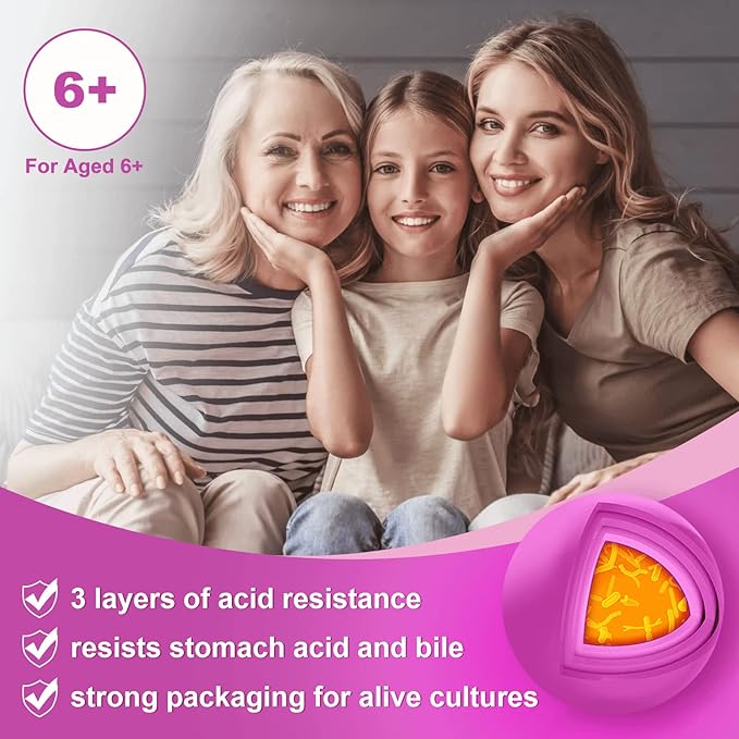 ZEBORA Probiotics for Women Digestive Health, Prebiotics and Probiotics with 60 Billion for Immune Support and Gut Health, Gluten & Soy Free, 90 Tablets
