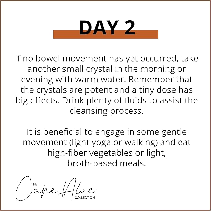 Cape Aloe Ferox Bitter Crystals | Powerful 3-Day Cleanse | Natural Laxative & Gut Health Supplement | Helps with Bloating, Gas, Constipation