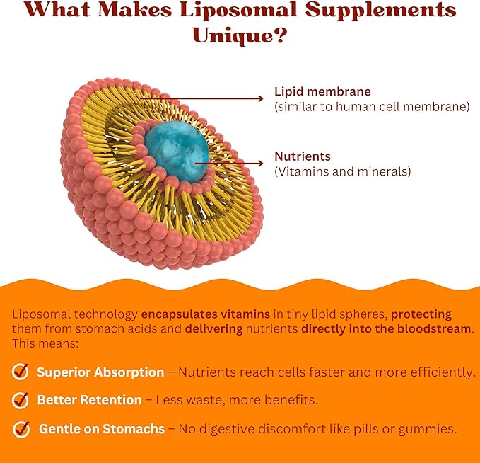 Liposomal Women's 50+ Liquid Multivitamin Drops | Non-GMO | Sugar Free | Supports Immunity, Overall Health and Energy | 30 Day Supply | 3 FL Oz (Natural Strawberry Flavor)