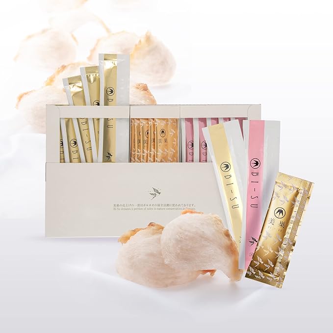 Extract Jelly Stick/BI-SU Enzyme Stick | Natural Swiftlet Nests Extract, Collagen, Vitamin C, Japanese Beauty, Anti-aging, Strengthens Elasticity, GI Health, 10 PCS each Rose/Pineapple/Enzyme