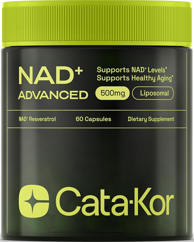 NMN Supplement Alternative - Liposomal NAD with Resveratrol - High Purity NAD Supplement for Anti-Aging, Energy, Focus - 60 Capsules