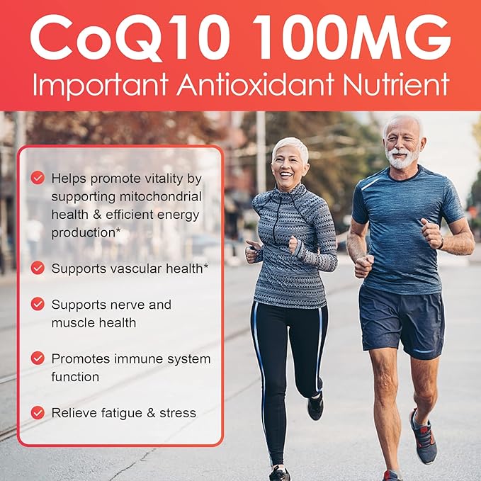 NATURE TARGET CoQ10-100mg-Softgels with 10mg PQQ - High Absorption Coenzyme-Q10 with Organic-Olive-Oil - Antioxidant for Heart & Brain Health, Cellular-Energy-Production, 120 Servings