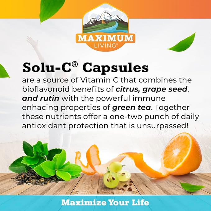 Solu-C with Green Tea, 120 Capsules