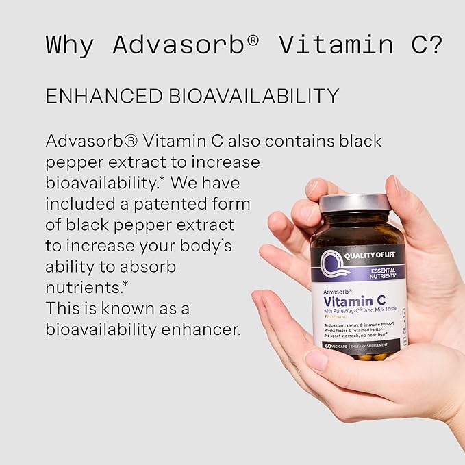 Quality of Life - Immune Support Bundle - AHCC Kinoko Gold and Advasorb Vitamin C