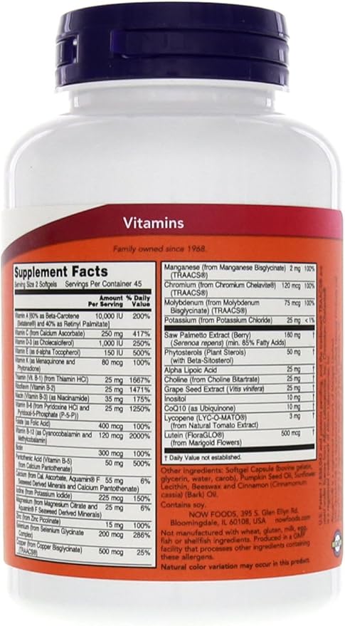 Adamâ„¢ Men's Multiple Vitamin 90 Softgels (Pack of 2)